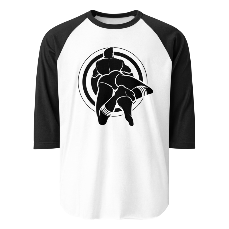 Bullseye (Raglan) - White/Black