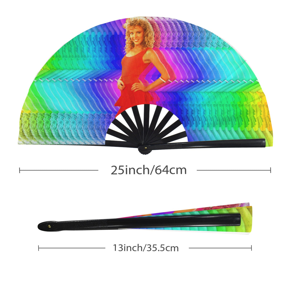 Can't Get Hue Out of My Head (Folding Clack Fan)