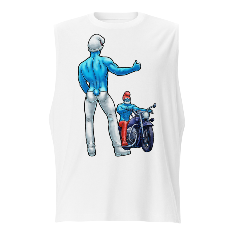 Papa's Hog (Muscle Shirt) - White