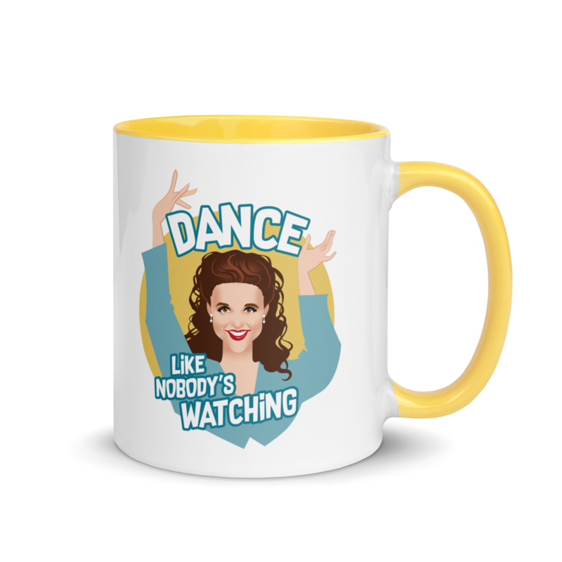 Dance Like Nobody's Watching (Mug) - Yellow