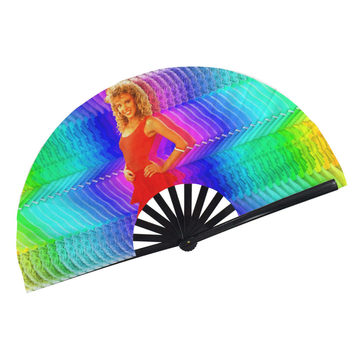 Can't Get Hue Out of My Head (Folding Clack Fan)