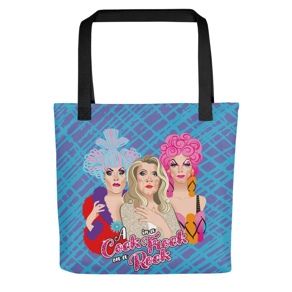 A Frock On A Rock (Tote bag)-Bags-Swish Embassy