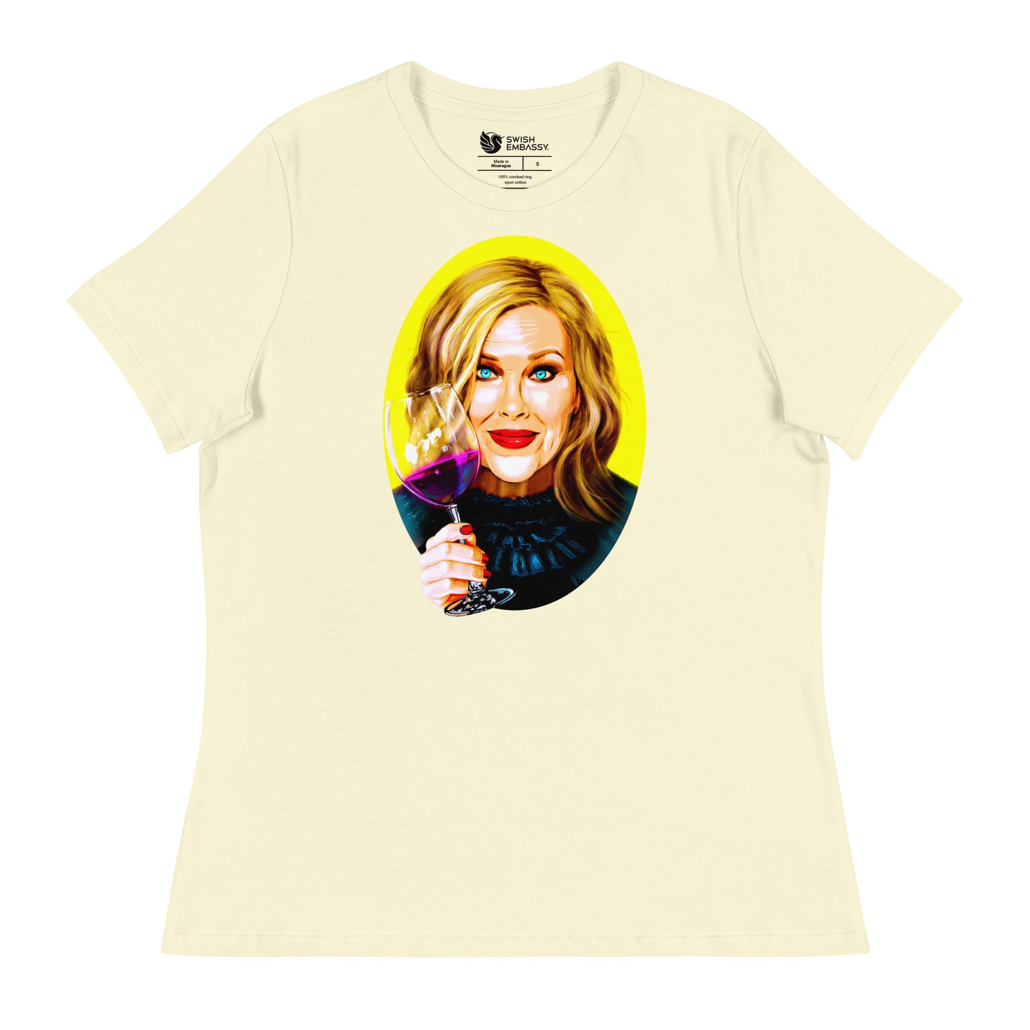 A Lotta Bit Chardonnay (Women's Relaxed T-Shirt)-Women's T-Shirts-Swish Embassy