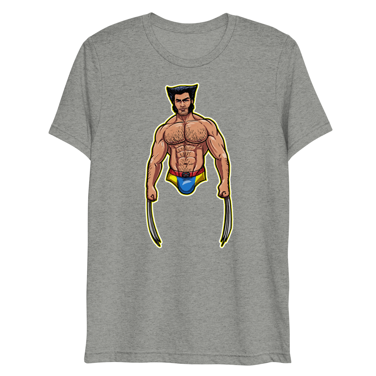 Adamantium Hands (Triblend)-Triblend T-Shirt-Swish Embassy