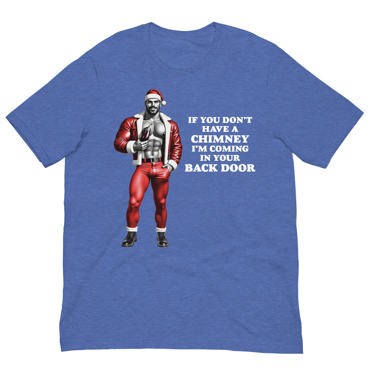 Backdoor Chimney-Christmas T-Shirts-Swish Embassy