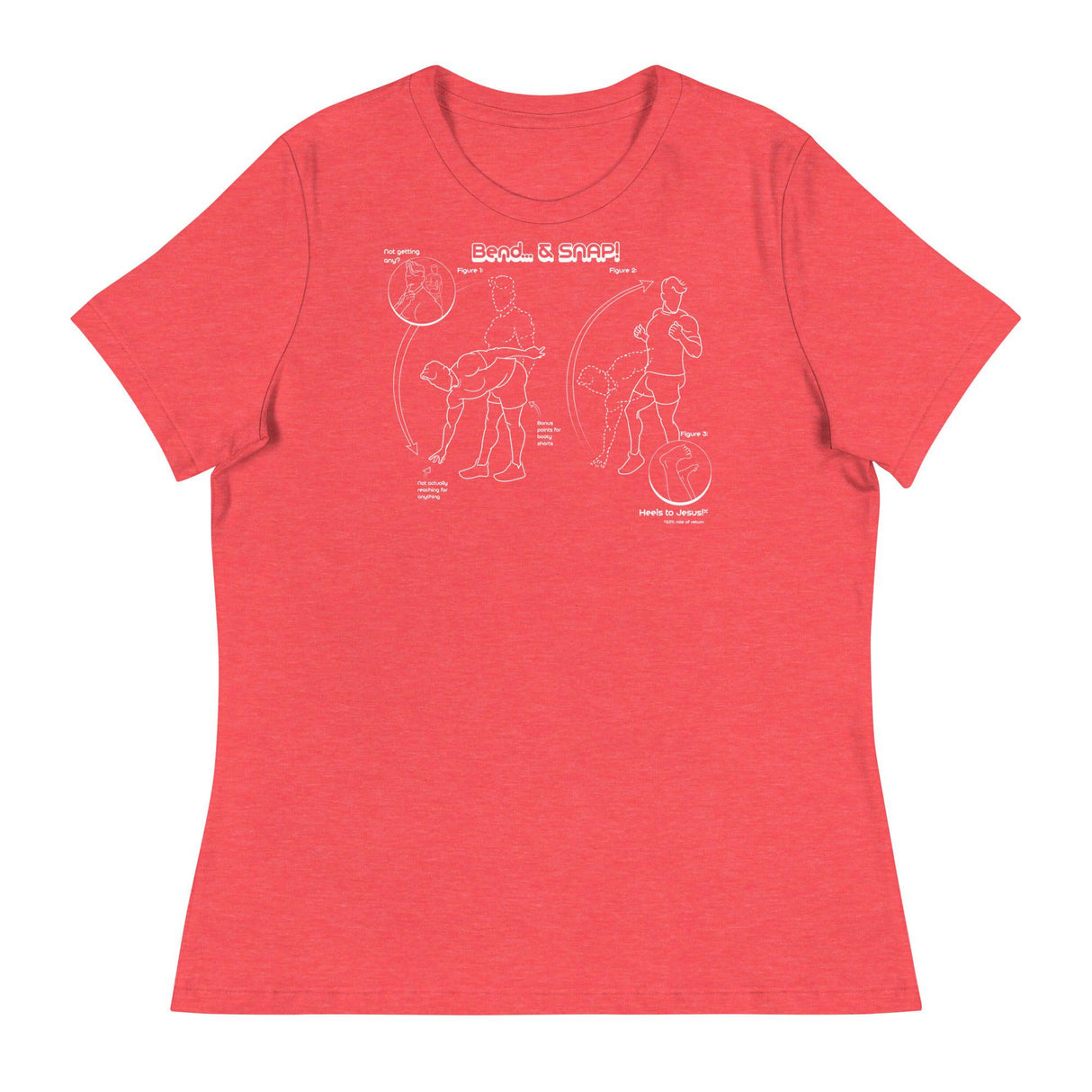 Bend & Snap (Women's Relaxed T-Shirt)-Women's T-Shirts-Swish Embassy