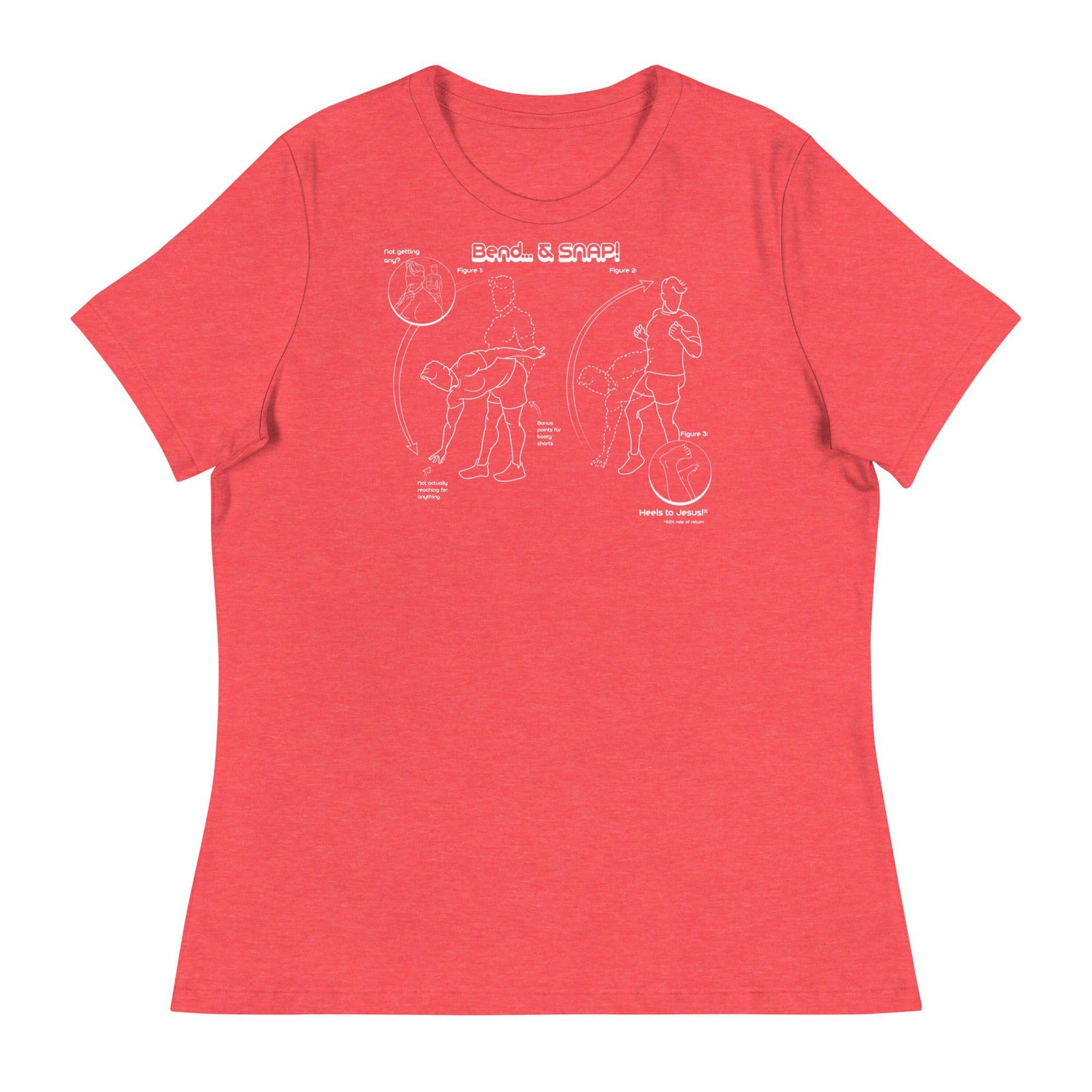 Bend & Snap (Women's Relaxed T-Shirt)-Women's T-Shirts-Swish Embassy