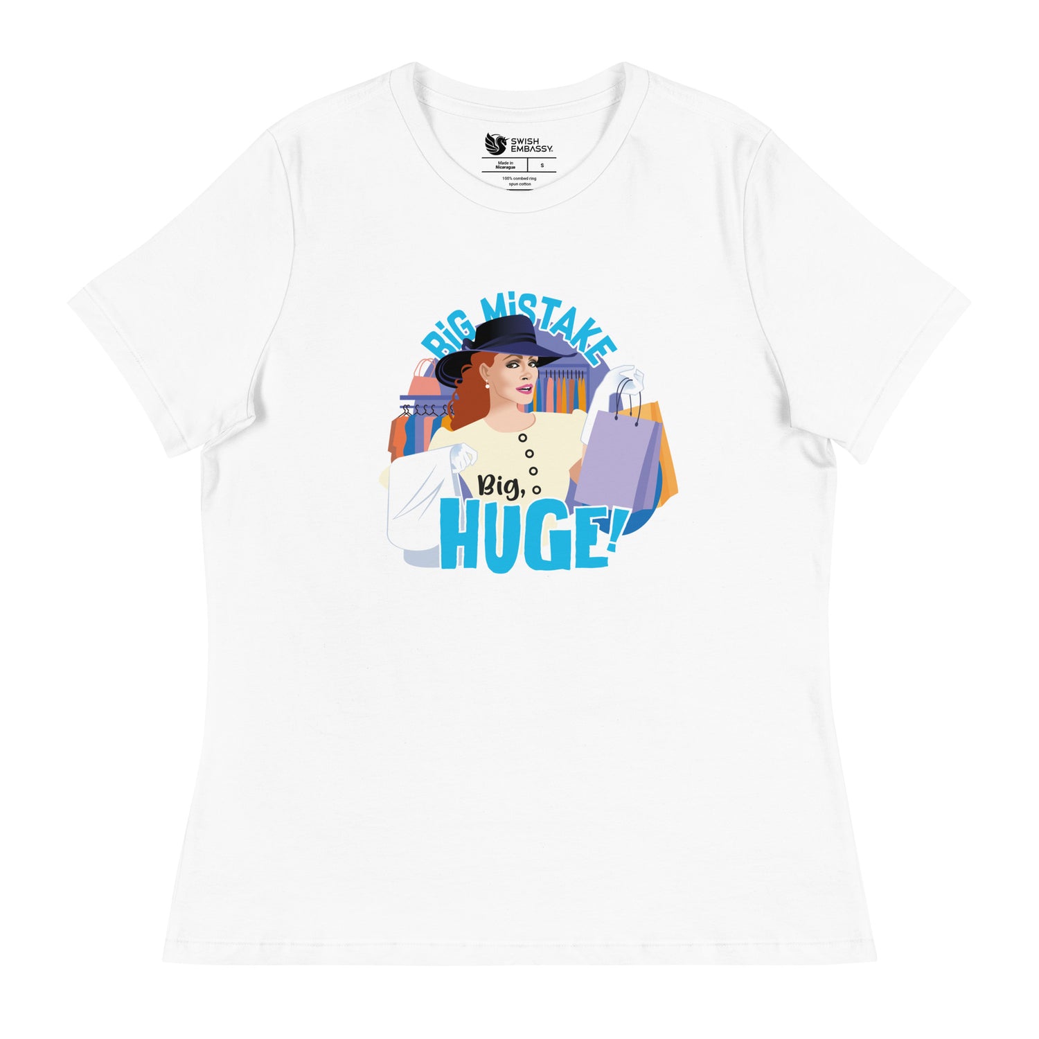 Big Mistake (Women's Relaxed T-Shirt)-Women's T-Shirts-Swish Embassy