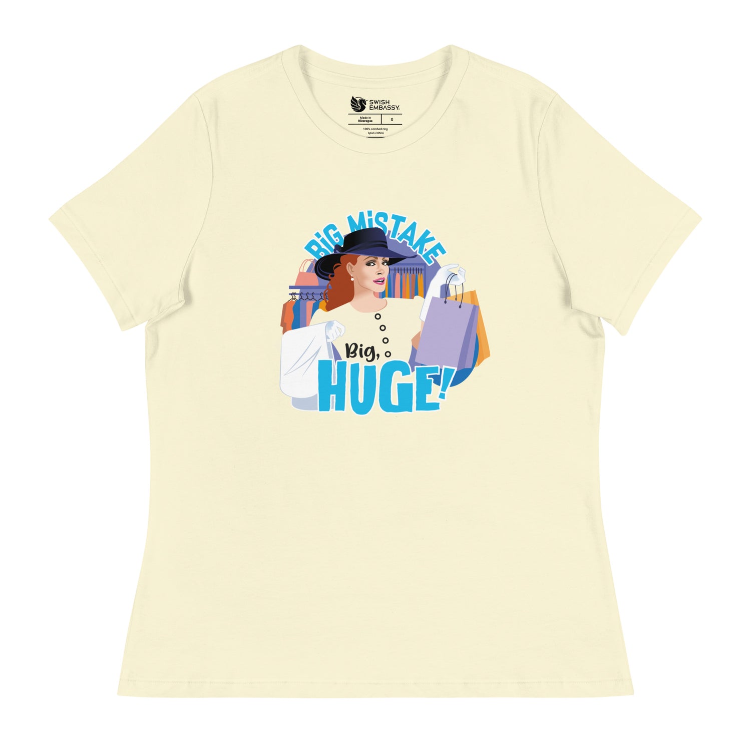 Big Mistake (Women's Relaxed T-Shirt)-Women's T-Shirts-Swish Embassy