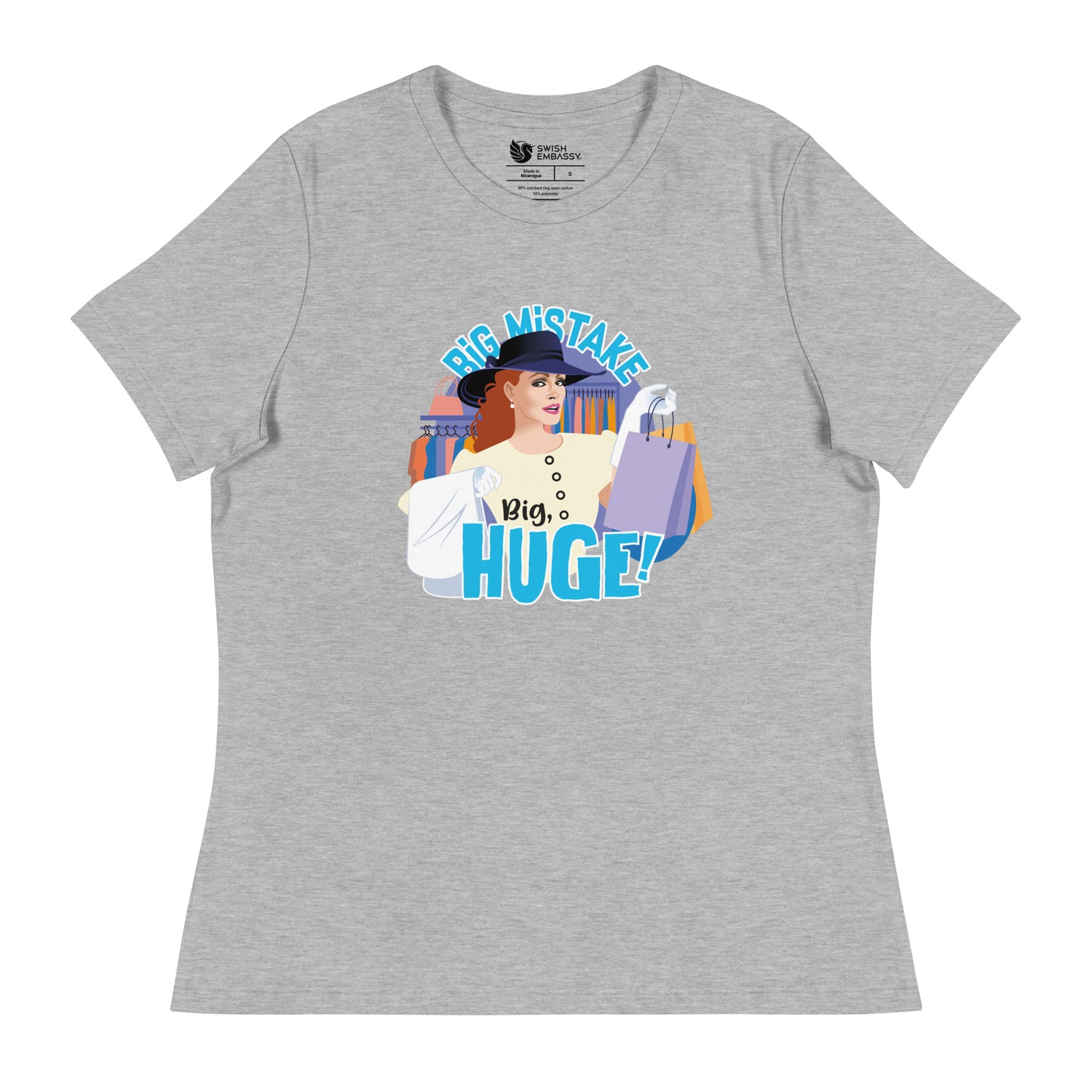 Big Mistake (Women's Relaxed T-Shirt)-Women's T-Shirts-Swish Embassy