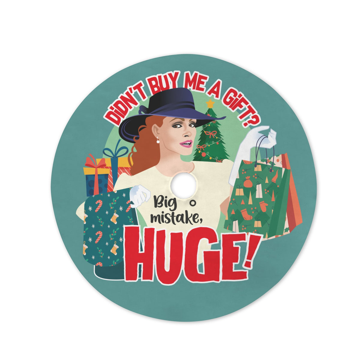 Big Mistake Xmas (Tree Skirt)-Tree Skirts-Swish Embassy