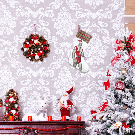 Big Present (Sequin Christmas Stocking)-Christmas Stockings-Swish Embassy