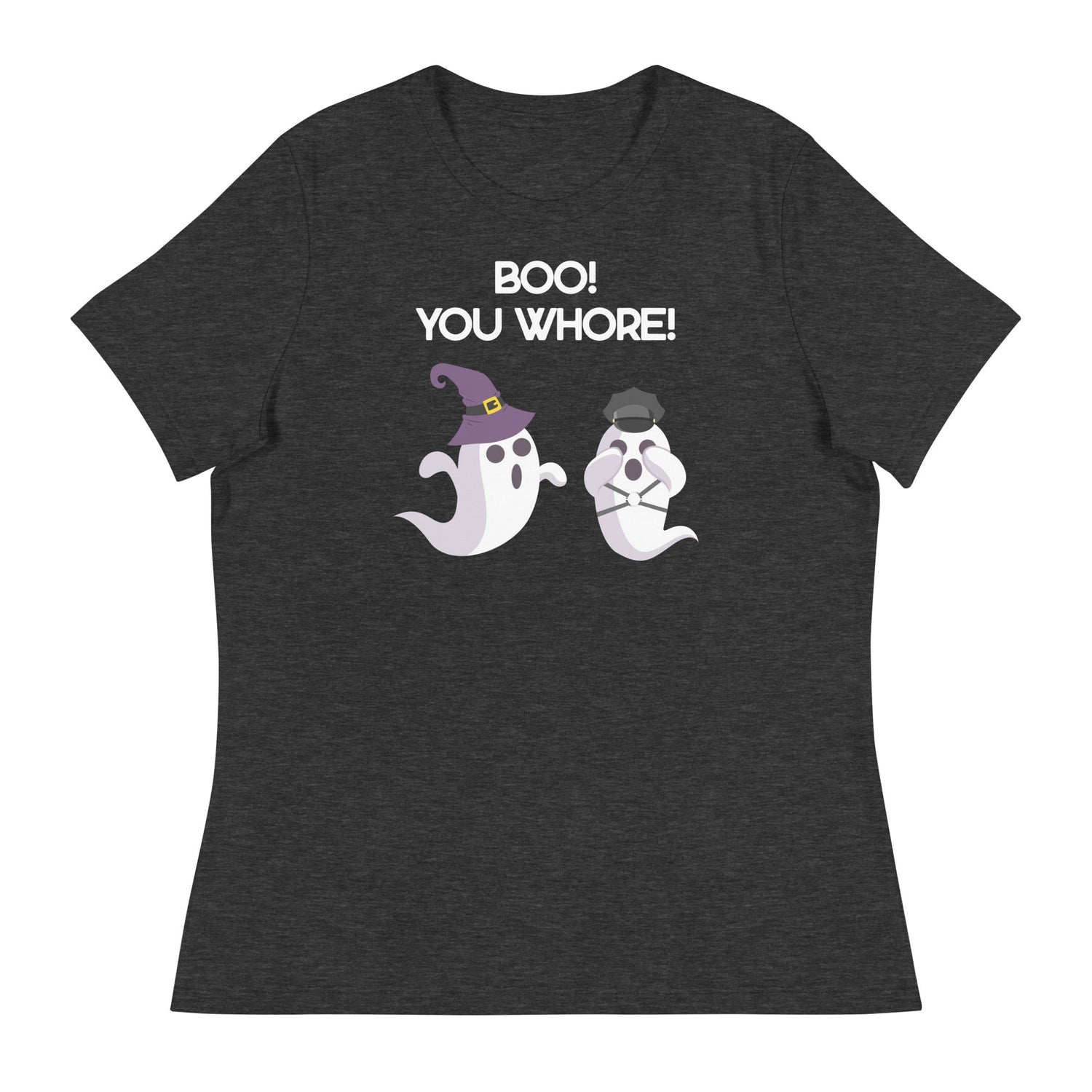 Boo You Whore! (Women's Relaxed T-Shirt)-Women's T-Shirts-Swish Embassy