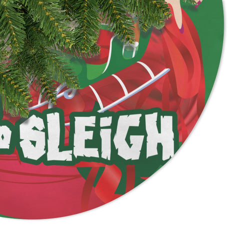 Born to Sleigh (Tree Skirt)-Tree Skirts-Swish Embassy