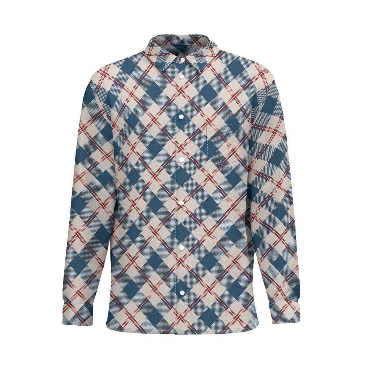 Boy Next Door (Cotton Long Sleeve Shirt)-Cotton Long Sleeve Button Shirt-Swish Embassy