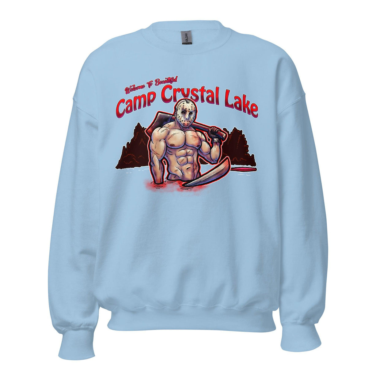 Camp Crystal Lake (Sweatshirt)-Sweatshirt-Swish Embassy