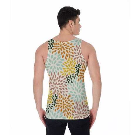 Chrysanthemum (Allover Tank Top)-Allover Tank Top-Swish Embassy