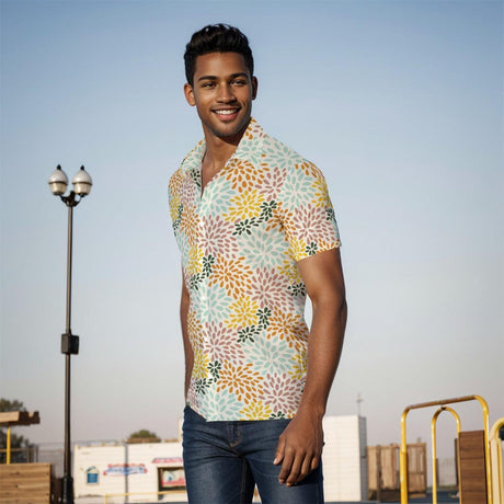 Chrysanthemum (Button Shirt)-Button Shirt-Swish Embassy