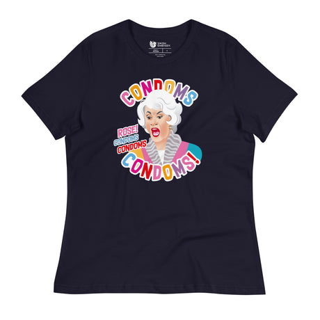 Condoms! (Women's Relaxed T-Shirt)-Women's T-Shirts-Swish Embassy