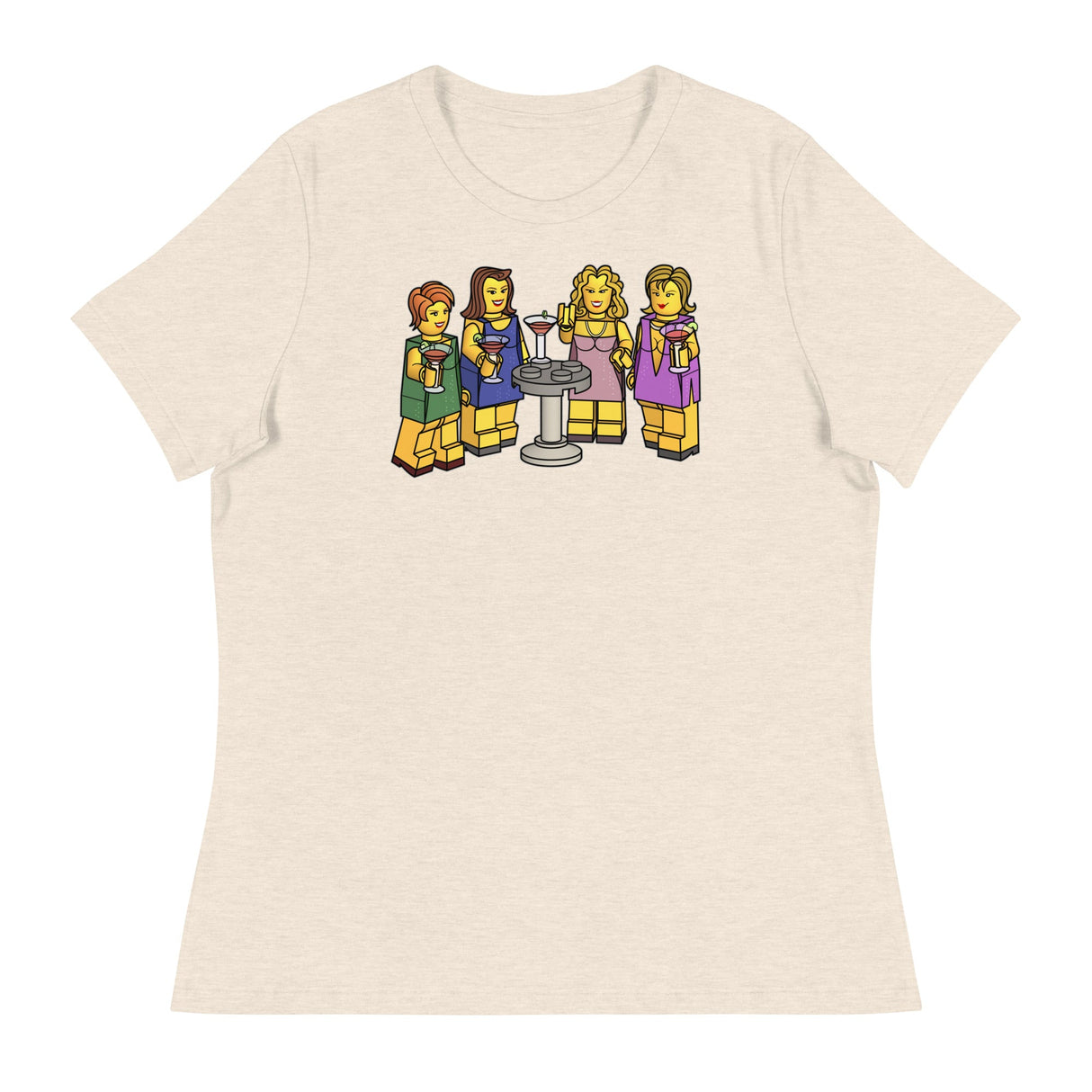 Cosmopolitan Blocks (Women's Relaxed T-Shirt)-Women's T-Shirts-Swish Embassy