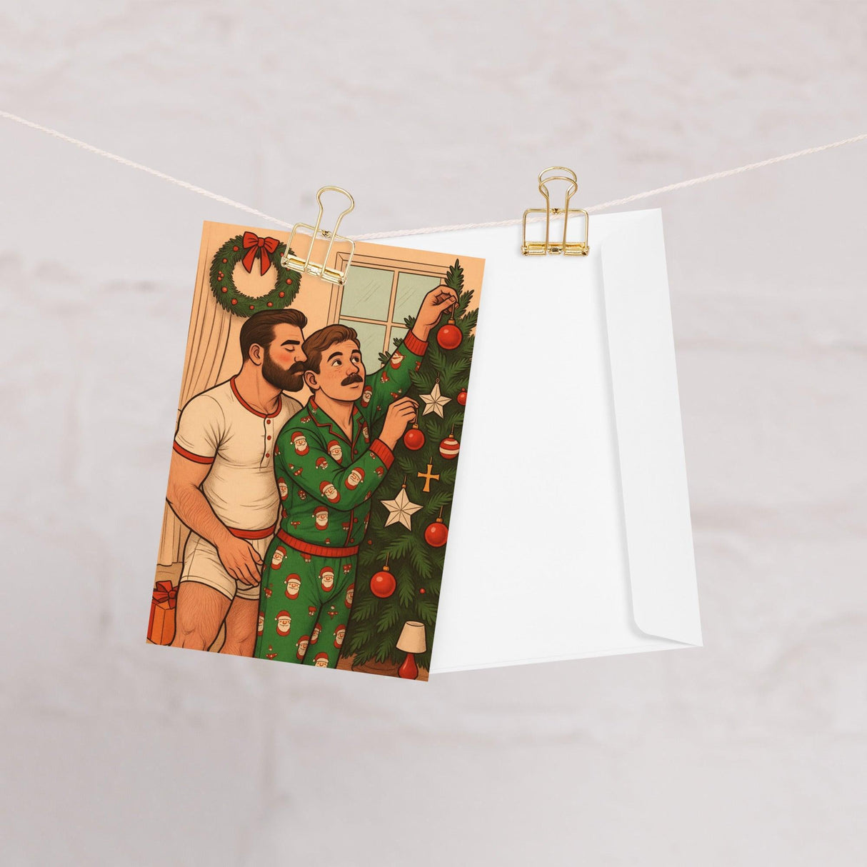 Cozy Vibes (Christmas Card)-Greeting Card-Swish Embassy