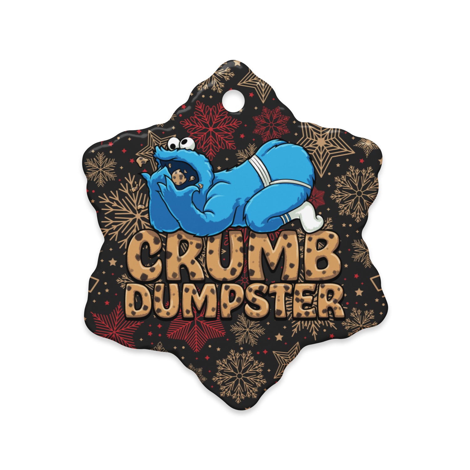 Crumb Dumpster (Ceramic ornament)-Ceramic Ornament-Swish Embassy
