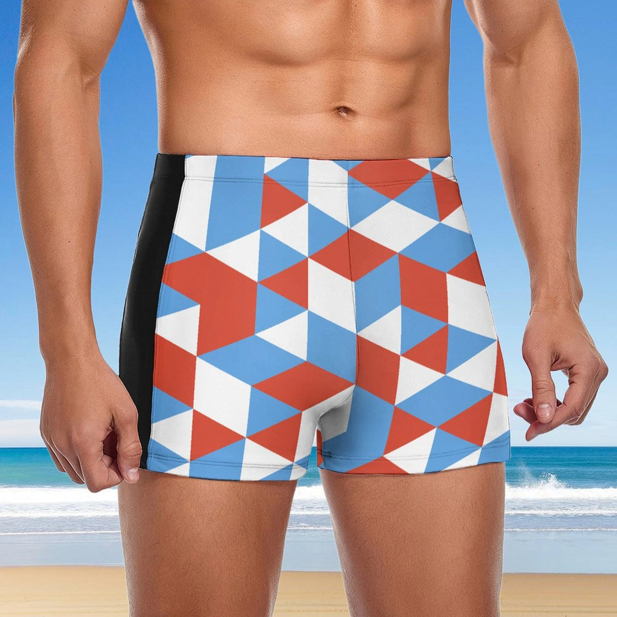 Cubic (Square Cut Trunks)-Square Cut Trunks-Swish Embassy