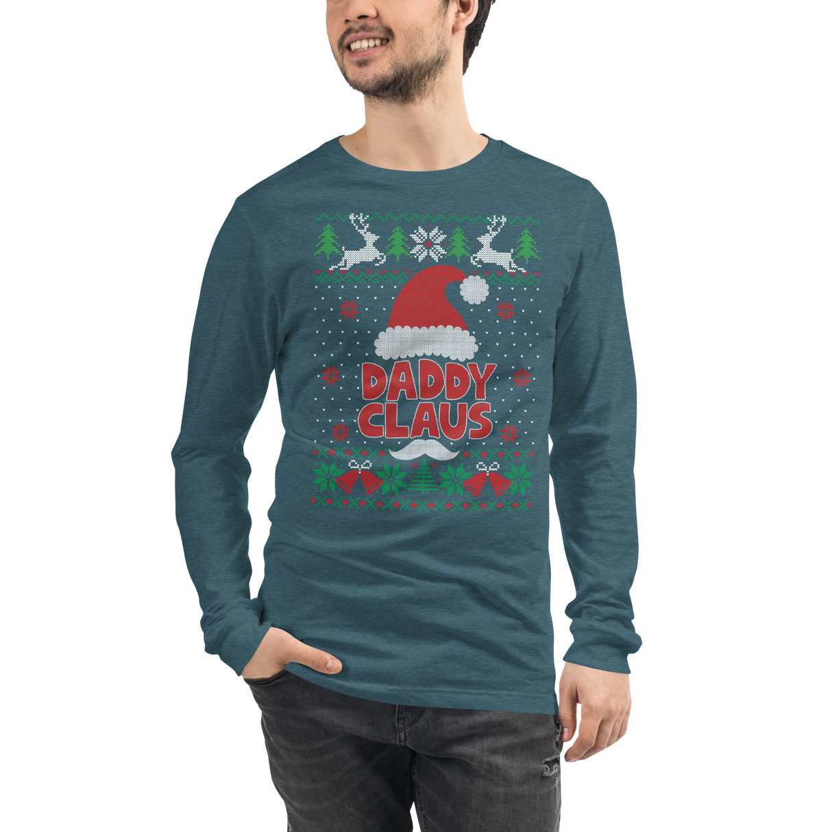 Daddy Claus (Ugly Christmas)-T-Shirts-Swish Embassy