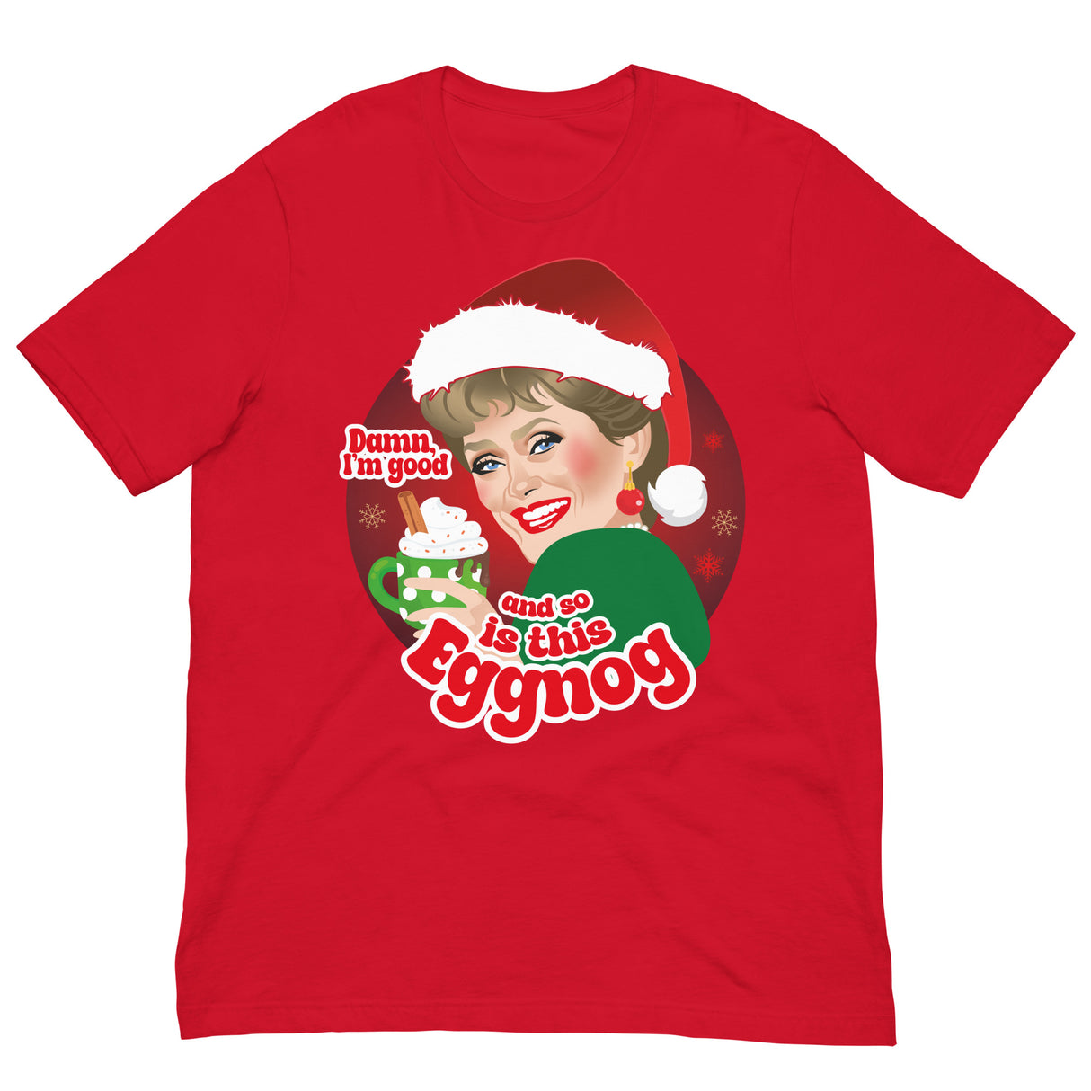 Damn Eggnog-T-Shirts-Swish Embassy