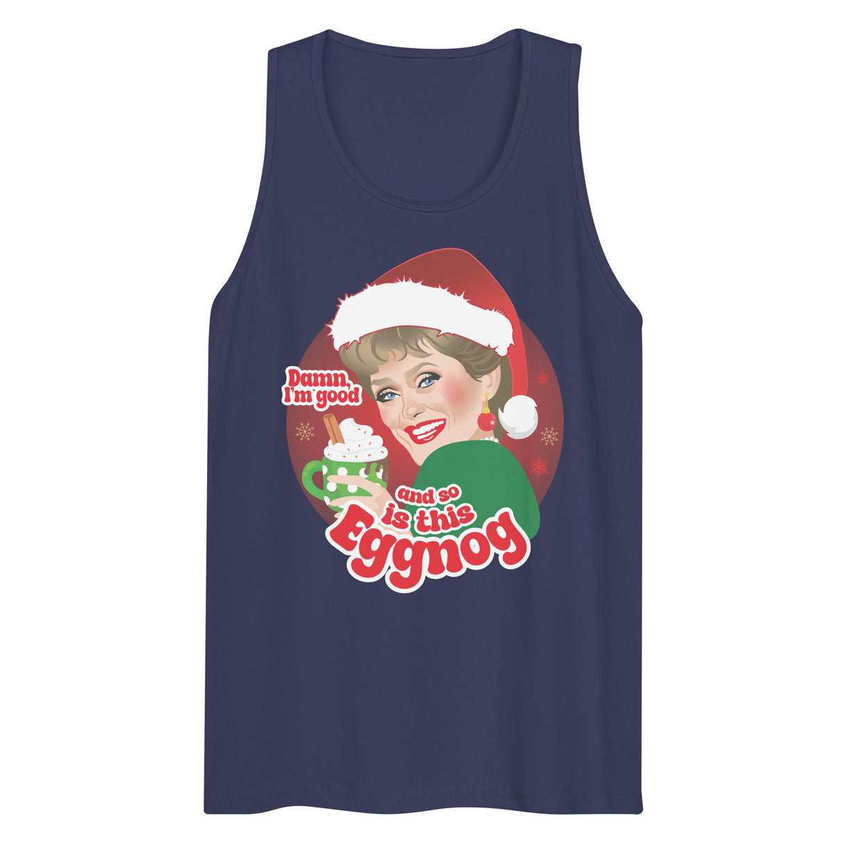 Damn Eggnog (Tank top)-Tank Top-Swish Embassy