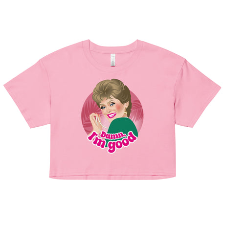 Damn I'm Good (Crop Top)-Crop Top-Swish Embassy