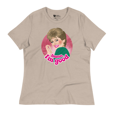 Damn I'm Good (Women's Relaxed T-Shirt)-Women's T-Shirts-Swish Embassy