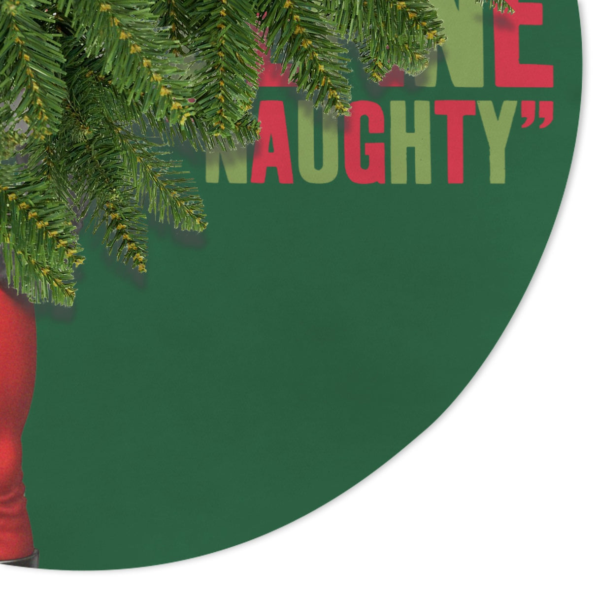 Define Naughty (Tree Skirt)-Tree Skirts-Swish Embassy
