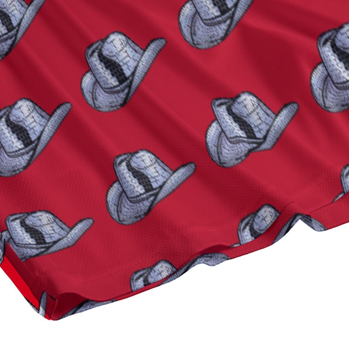 Disco Mirror Cowboy Hat (Shorts)-Shorts-Swish Embassy