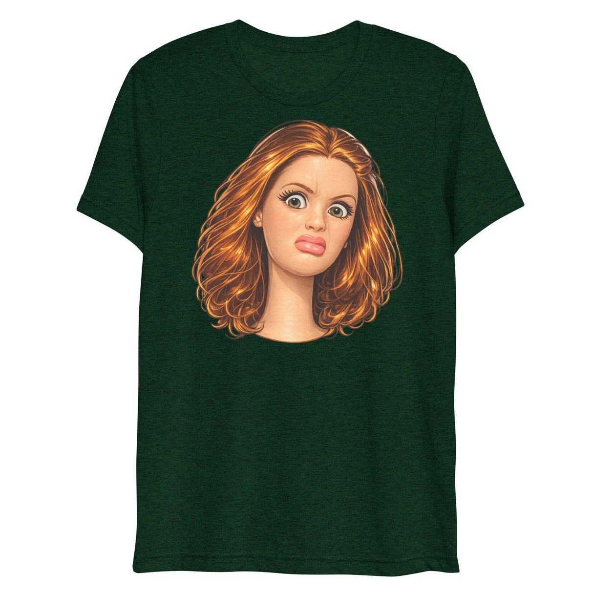 Disgusted Doll (Triblend)-Triblend T-Shirt-Swish Embassy