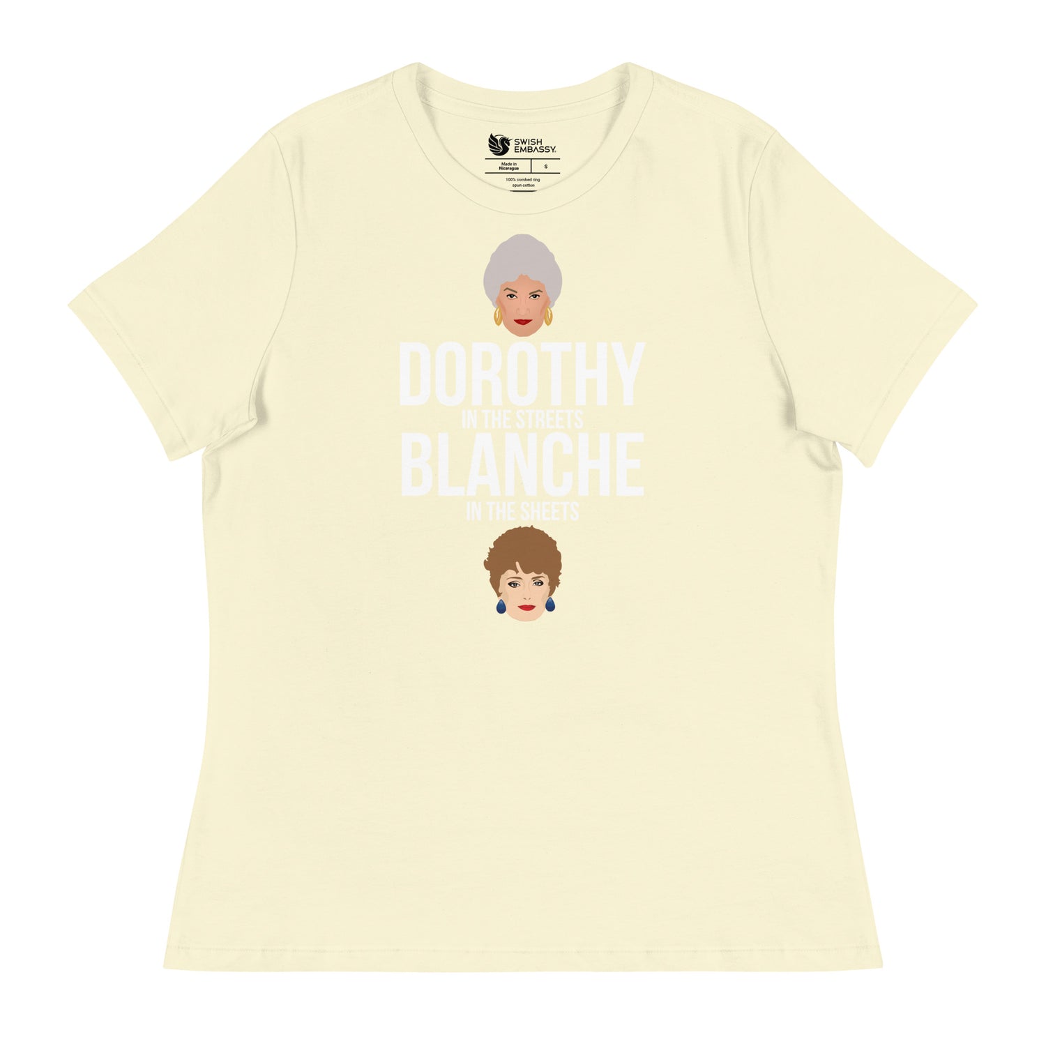 Dorothy in the Streets, Blanche in the Sheets (Women's Relaxed T-Shirt)-Women's T-Shirts-Swish Embassy