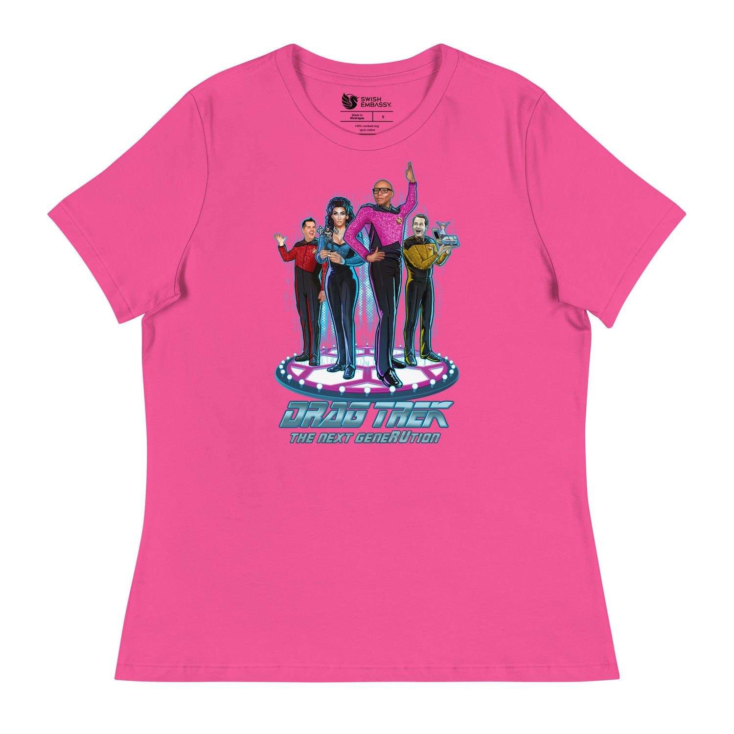 Drag Trek (Women's Relaxed T-Shirt)-Women's T-Shirts-Swish Embassy