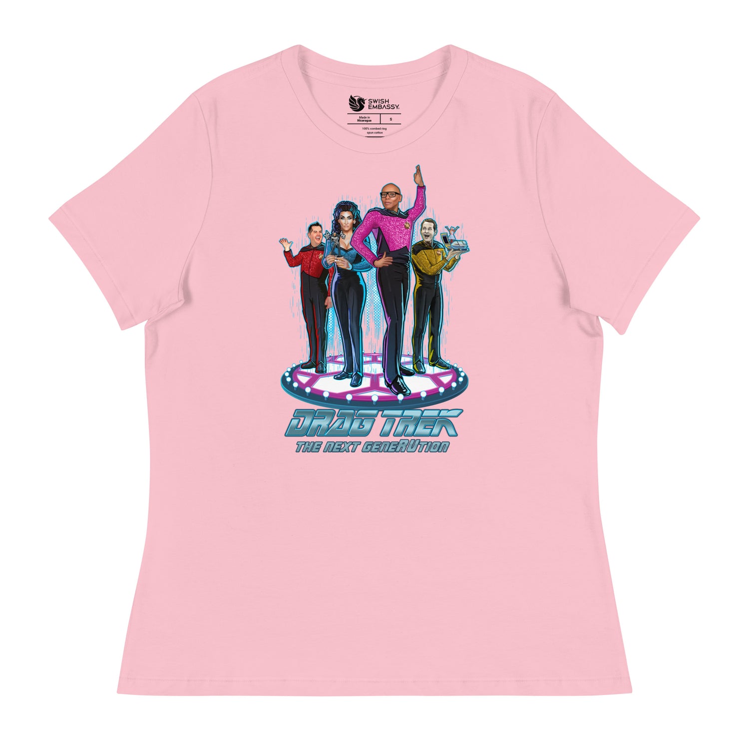 Drag Trek (Women's Relaxed T-Shirt)-Women's T-Shirts-Swish Embassy
