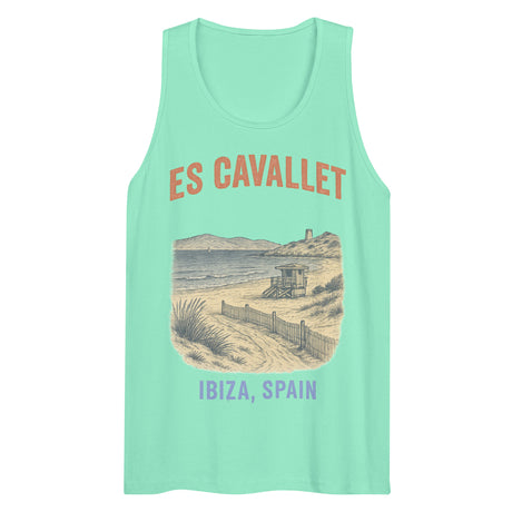 Es Cavallet Beach (Tank Top)-Tank Top (Staging)-Swish Embassy