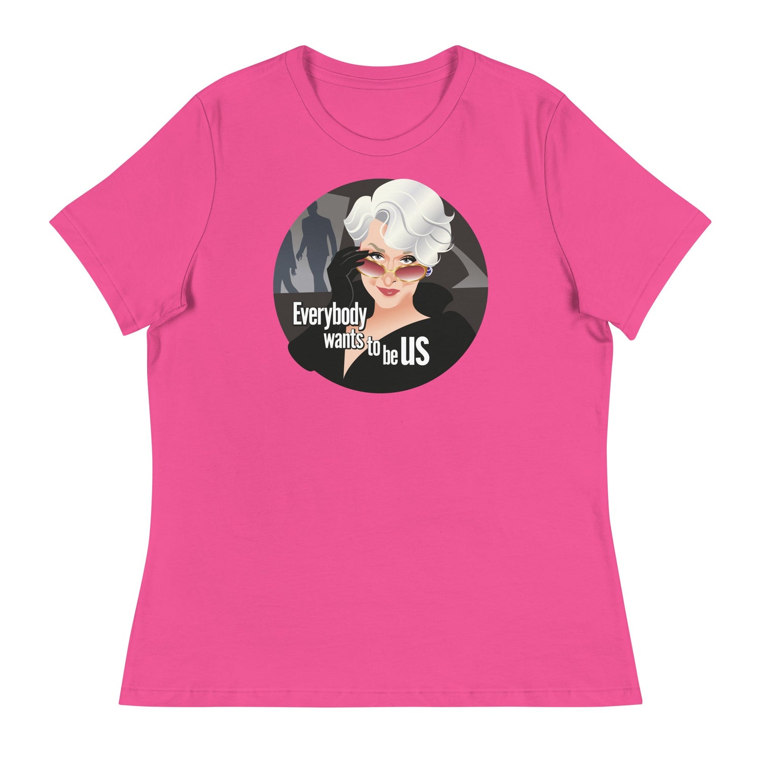 Everybody Wants to be Us (Women's Relaxed T-Shirt)-Women's T-Shirts-Swish Embassy