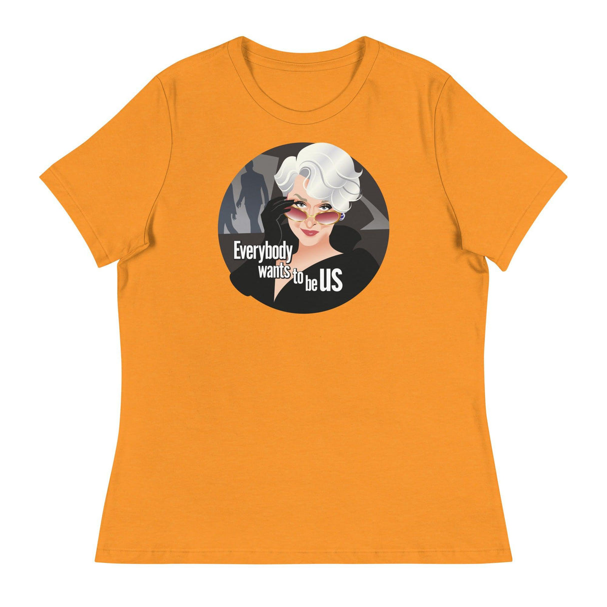 Everybody Wants to be Us (Women's Relaxed T-Shirt)-Women's T-Shirts-Swish Embassy