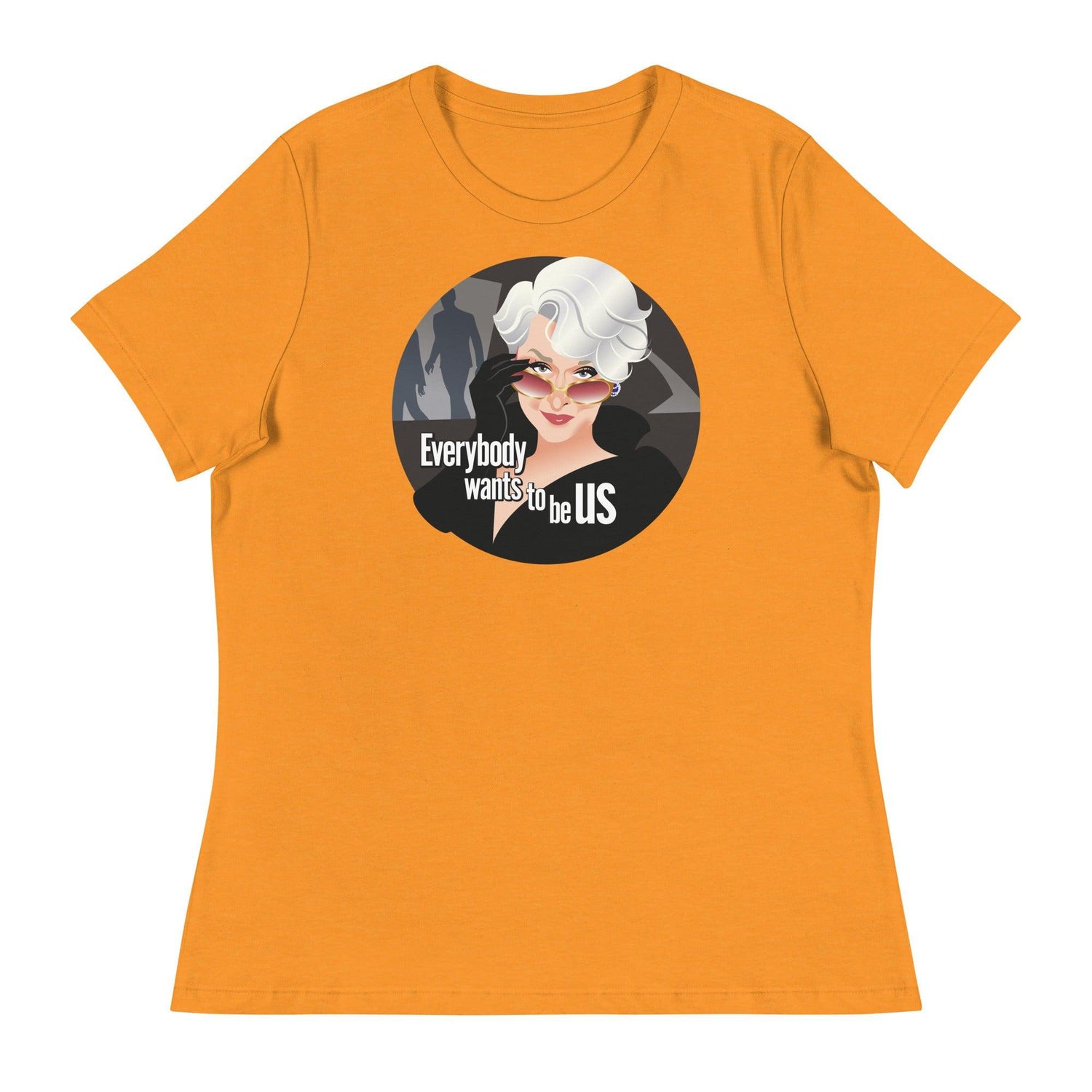 Everybody Wants to be Us (Women's Relaxed T-Shirt)-Women's T-Shirts-Swish Embassy