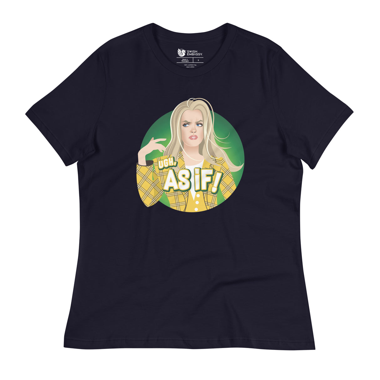 Ew, As If! (Women's Relaxed T-Shirt)-Women's T-Shirts-Swish Embassy