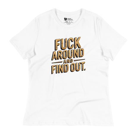 FAFO (Women's Relaxed T-Shirt)-Women's T-Shirts-Swish Embassy