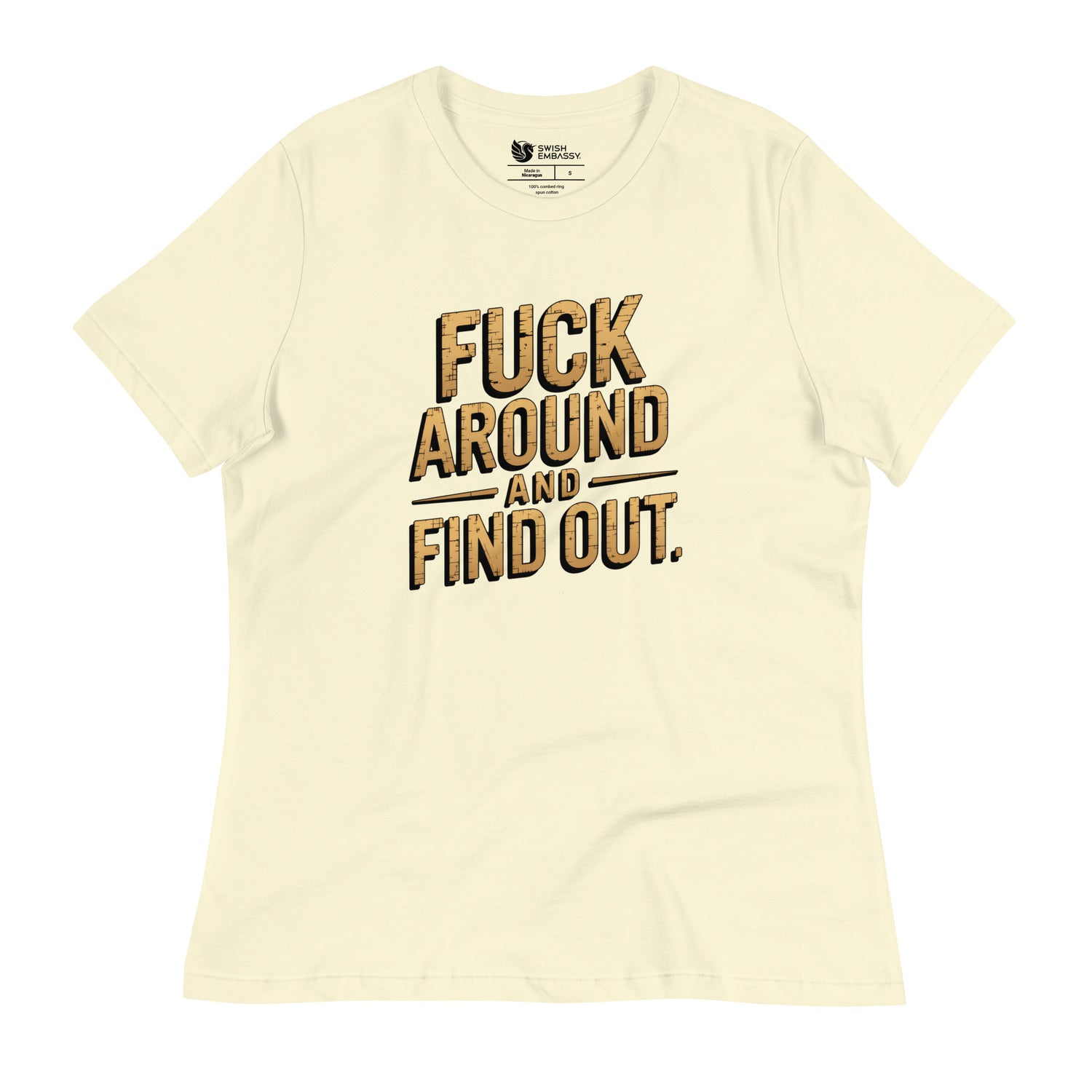 FAFO (Women's Relaxed T-Shirt)-Women's T-Shirts-Swish Embassy