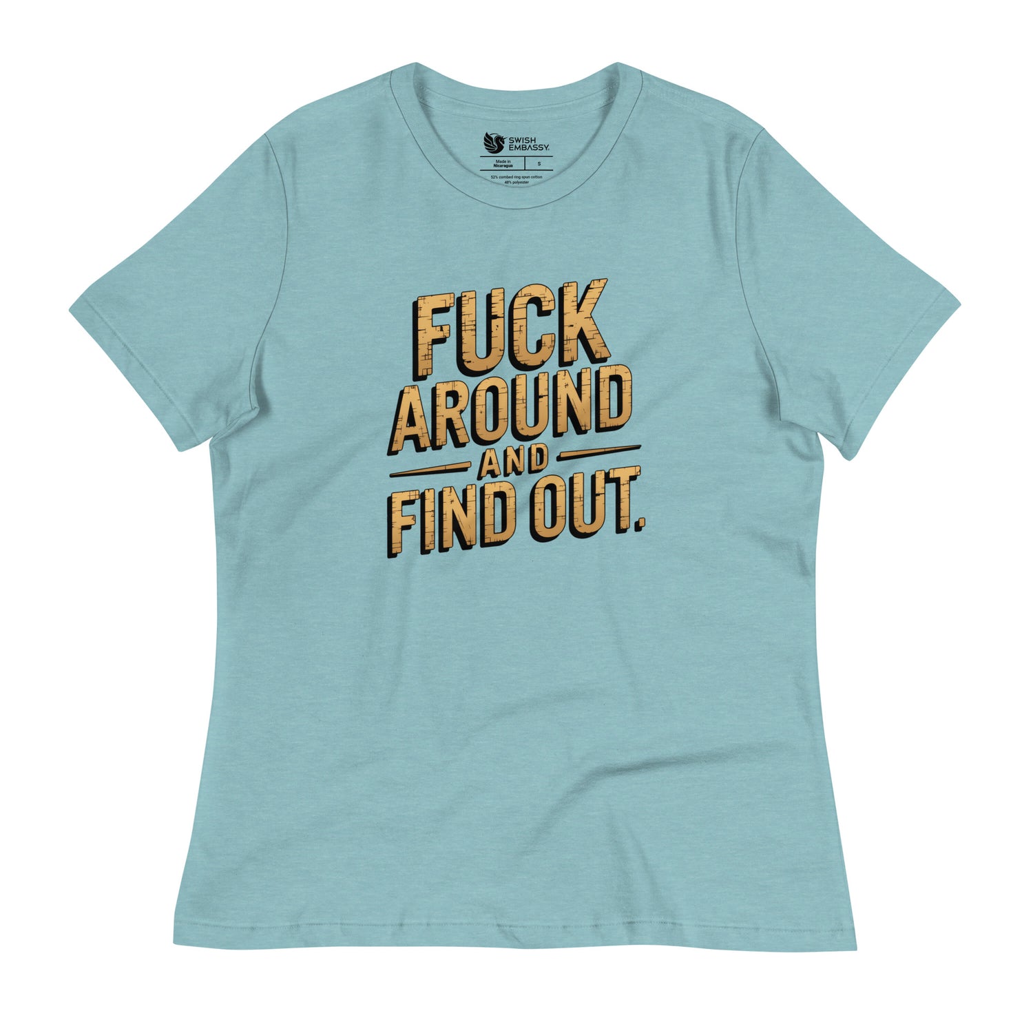 FAFO (Women's Relaxed T-Shirt)-Women's T-Shirts-Swish Embassy