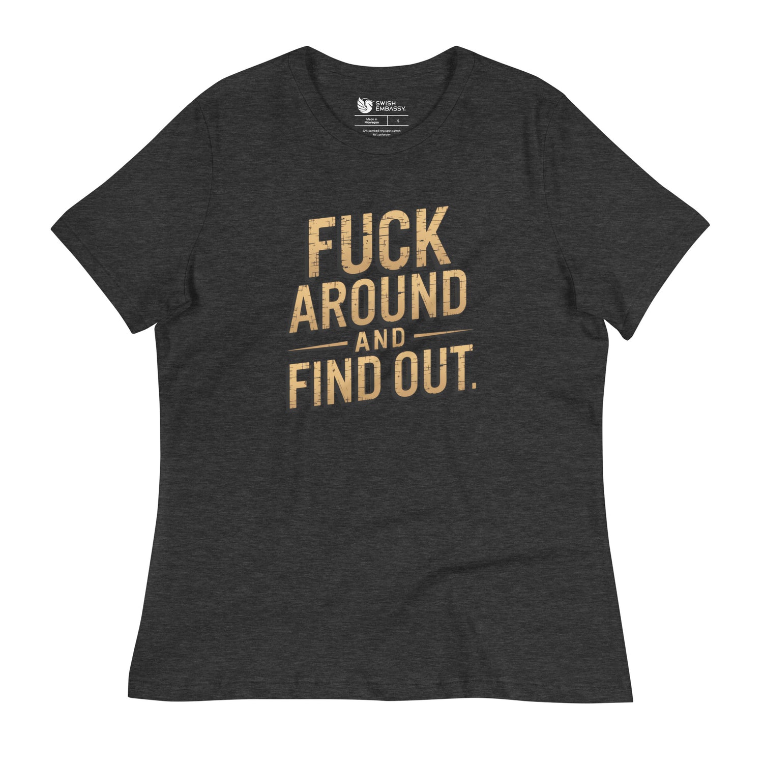 FAFO (Women's Relaxed T-Shirt)-Women's T-Shirts-Swish Embassy