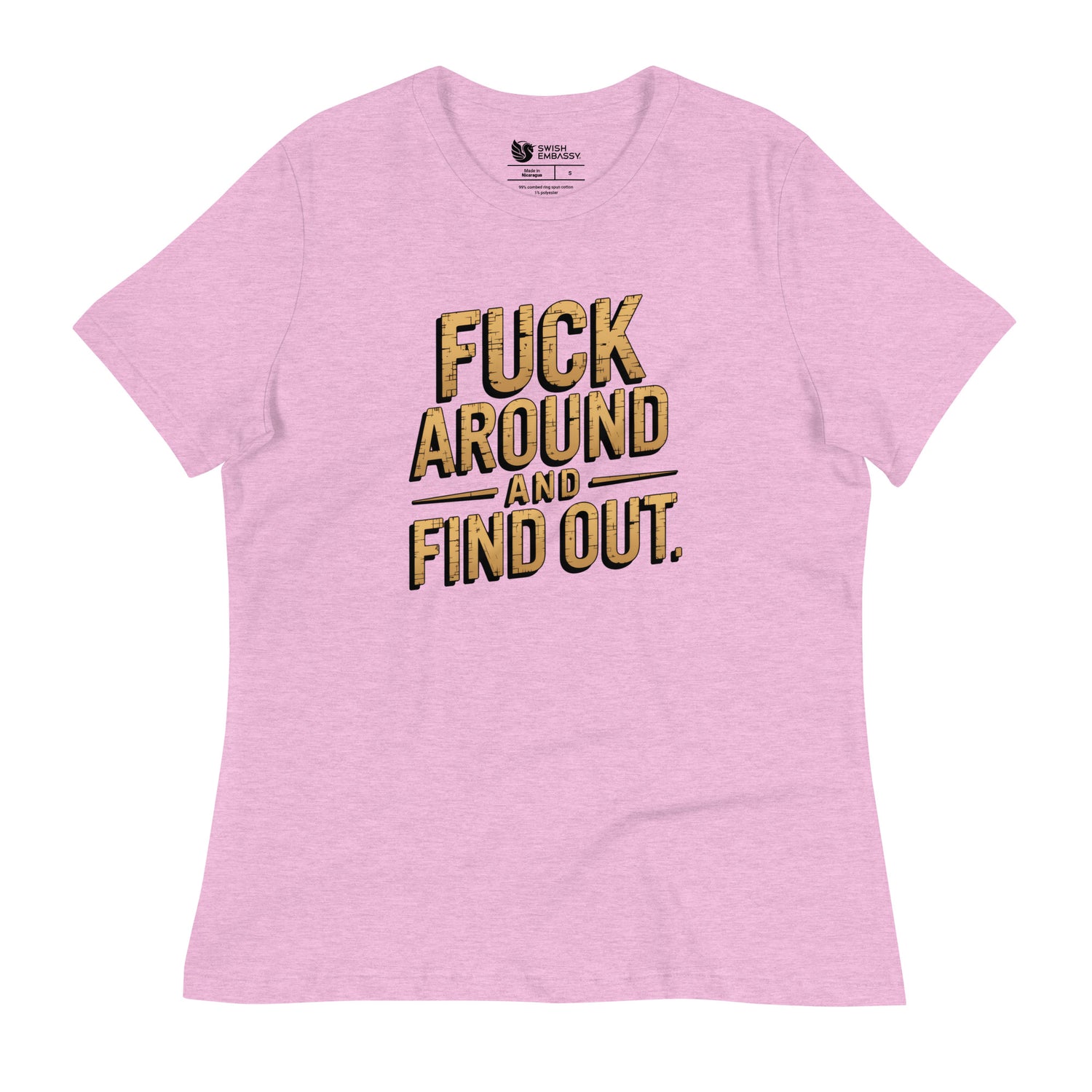 FAFO (Women's Relaxed T-Shirt)-Women's T-Shirts-Swish Embassy