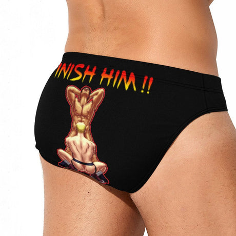 Finish Him (Swim Briefs)-Swim Briefs-Swish Embassy