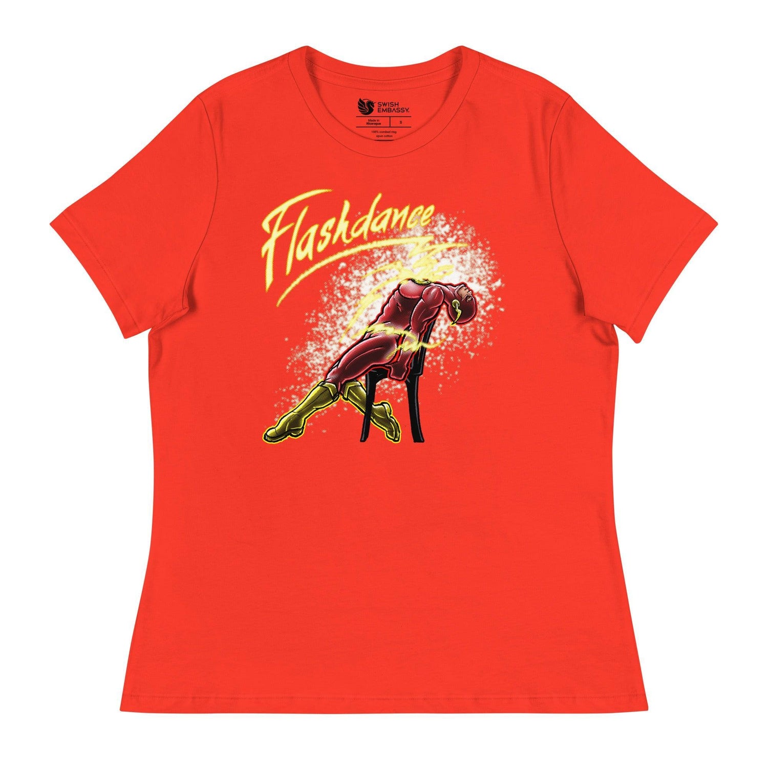 Flashdance (Women's Relaxed T-Shirt)-Women's T-Shirts-Swish Embassy